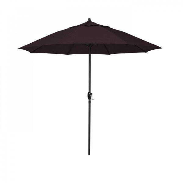 California Umbrella 7.5' Bronze Aluminum Market Patio Umbrella, Pacifica Purple 194061336861 - main